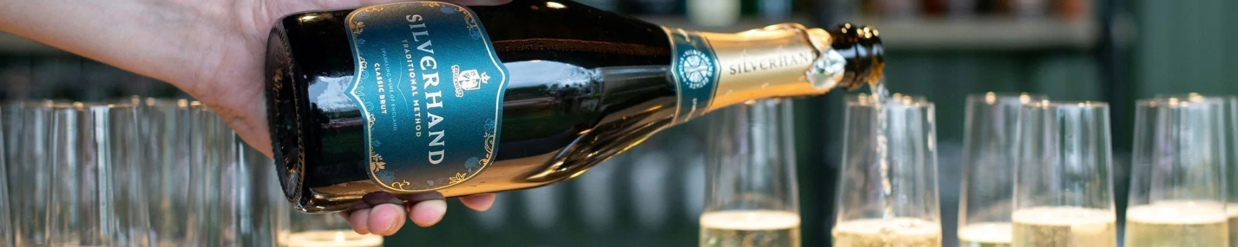 English wine being served