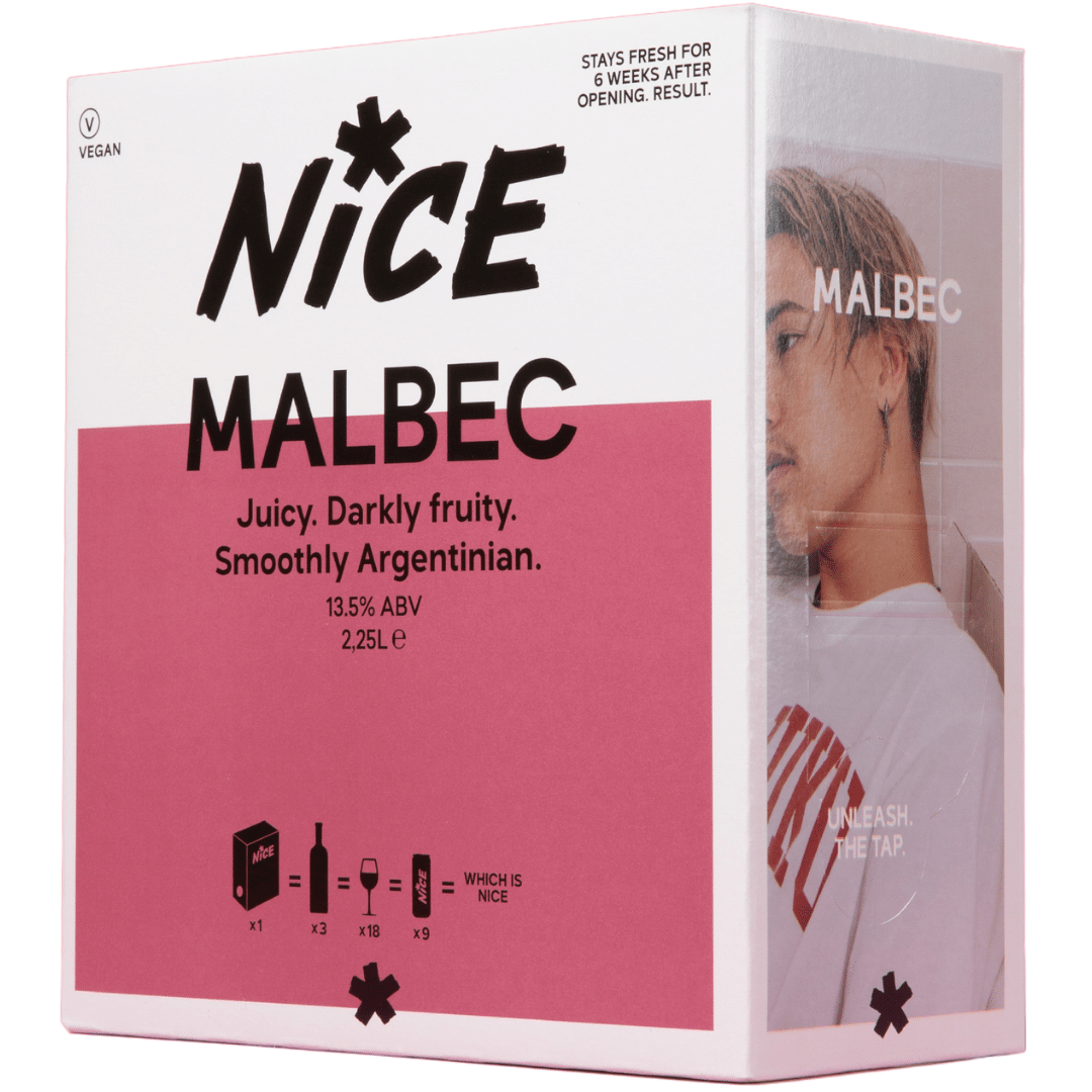 NICE Malbec 2.25L Bag In Box Red Wine