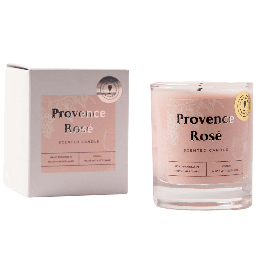 Hand-made Provence Rosé Wine Candle
