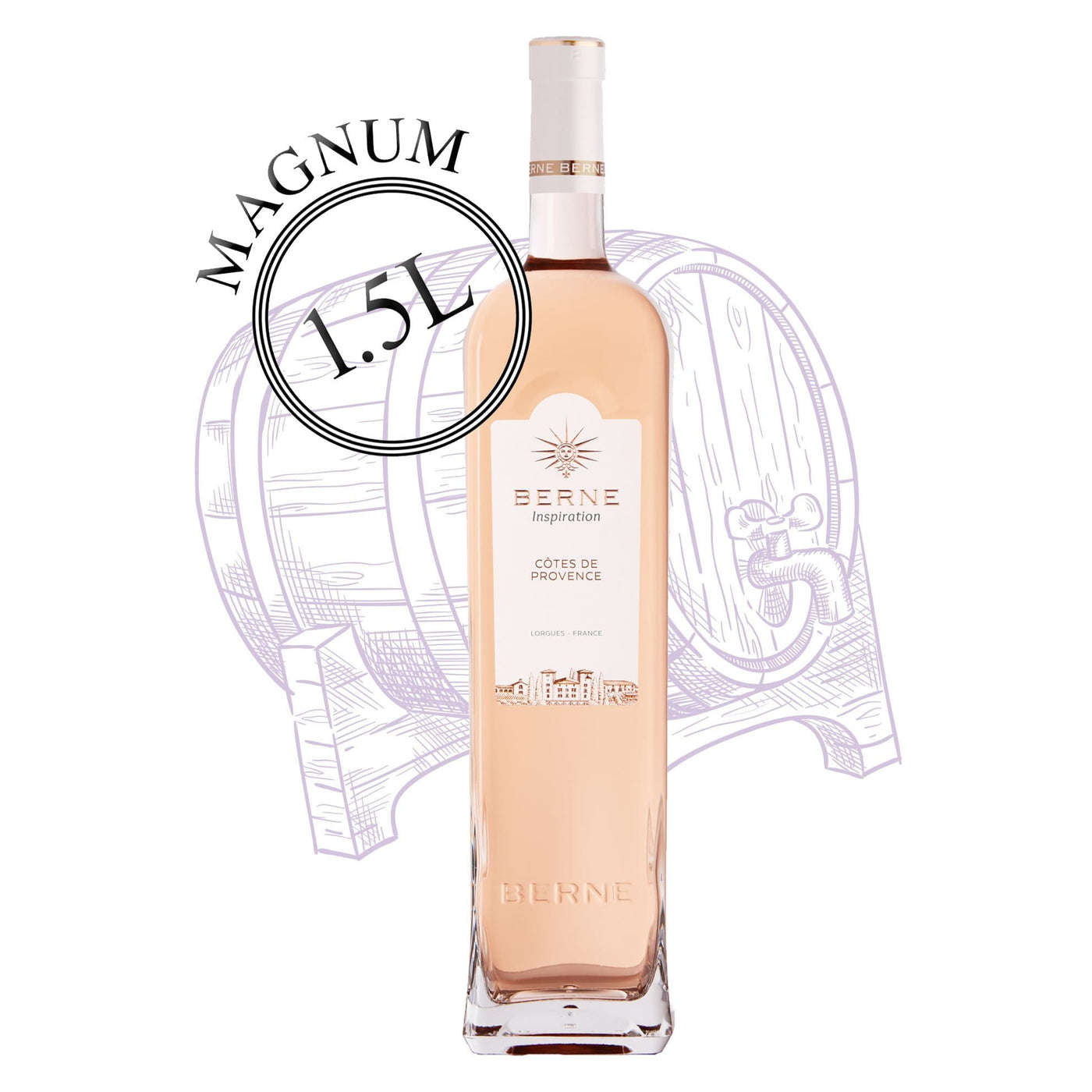 Rosé 2020 AOP Côtes de Provence MAGNUM - Berne Inspiration 1.5L