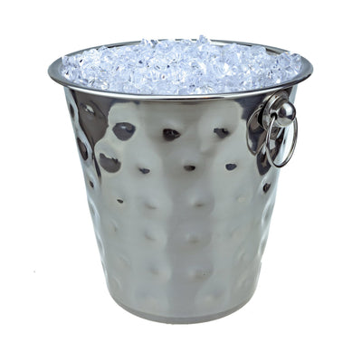 Ice Bucket - Champagne Hammered Ice Bucket