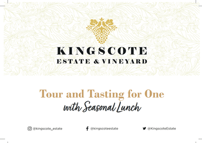 Kingscote Estate & Vineyard - Tour & Tasting Voucher with Lunch
